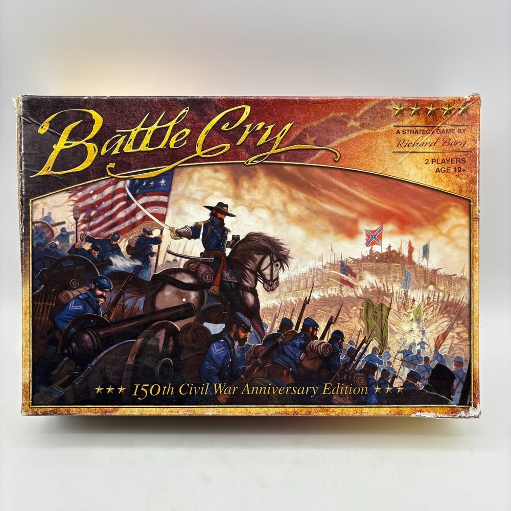 Battle Cry 150th Civil War Anniversary Edition Avalon Hill 2010 Incomplete